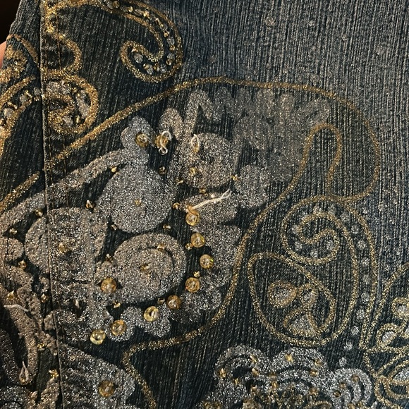 This is a beautiful Butterfly Jean Skirt - Picture 6 of 6